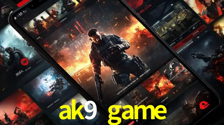 Tela de um celular exibindo uma galeria de jogos de tiro com temática militar, mostrando a variedade de e-sports disponíveis para apostas na plataforma de entretenimento ak9 game.